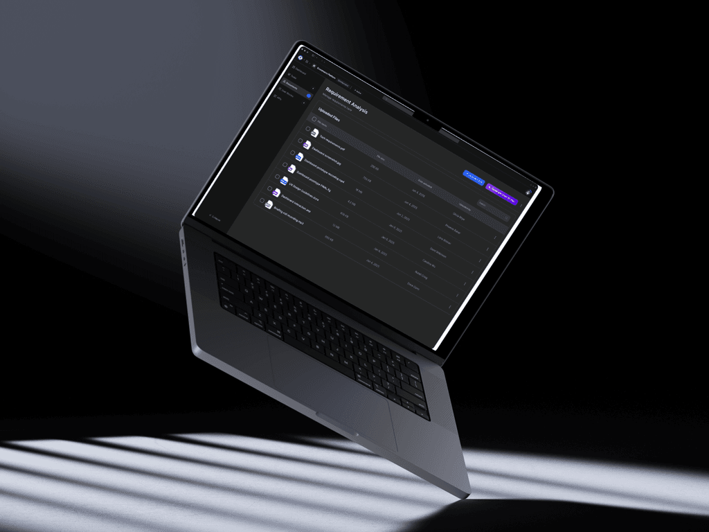 Agentic AI App on a laptop